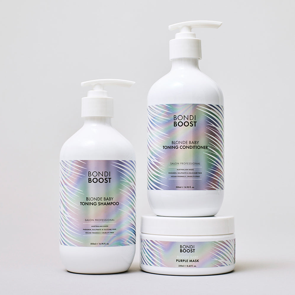 Blonde Baby Trio - Blonde Toning Shampoo + Conditioner + Hair Mask