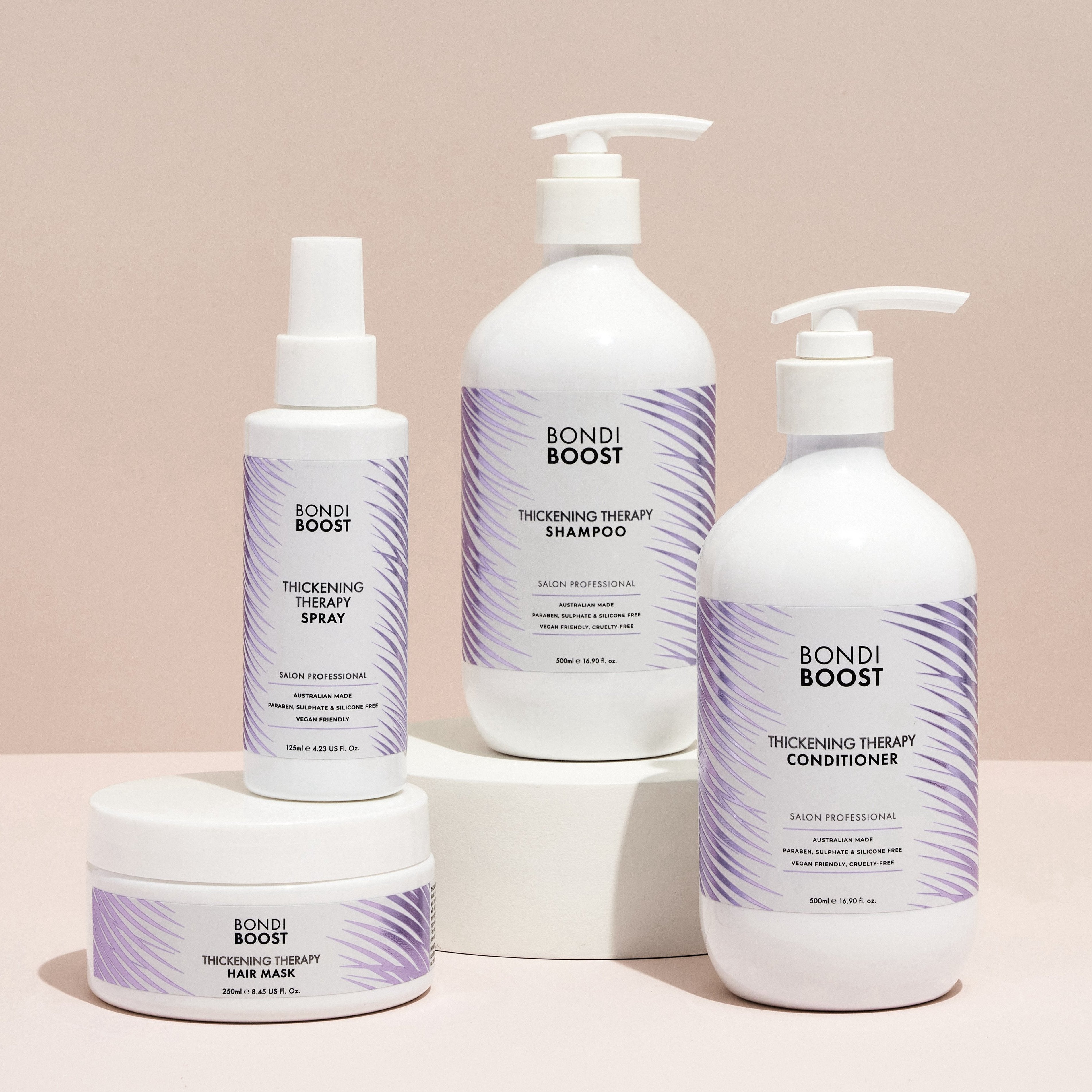 Thickening Therapy System - Thickening Shampoo + Conditioner + Spray + Mask