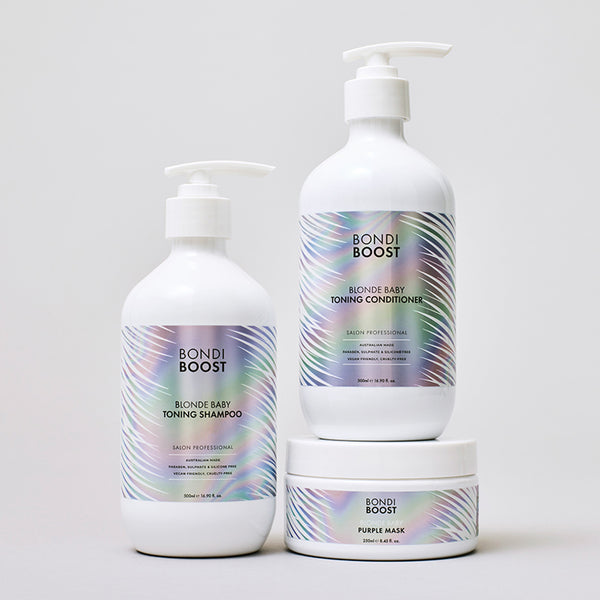 Blonde Baby Trio - Blonde Toning Shampoo + Conditioner + Hair Mask