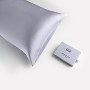Grey Satin Pillowcase - King Size