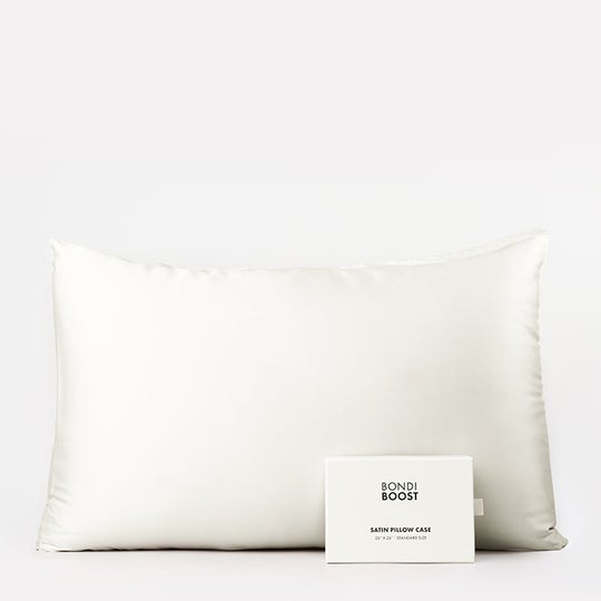 Ivory Satin Pillowcase - Standard size