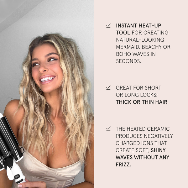 Wave Wand (25 mm) - Creates flawless hair waves